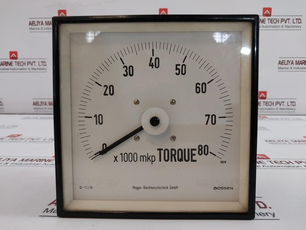 Hoppe-bordmesstechnik Gmbh 0 To 80 X 1000 Mkp Torque Sensor