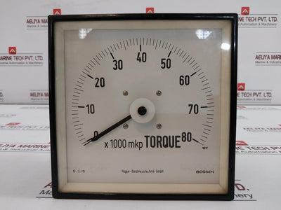 Hoppe-bordmesstechnik Gmbh 0 To 80 X 1000 Mkp Torque Sensor