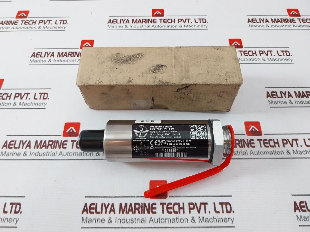 Hoppe Hcg2011 Mo4 P1 Pressure Sensor 4-20 Ma 2-wire, 2500 Mbar Rel 