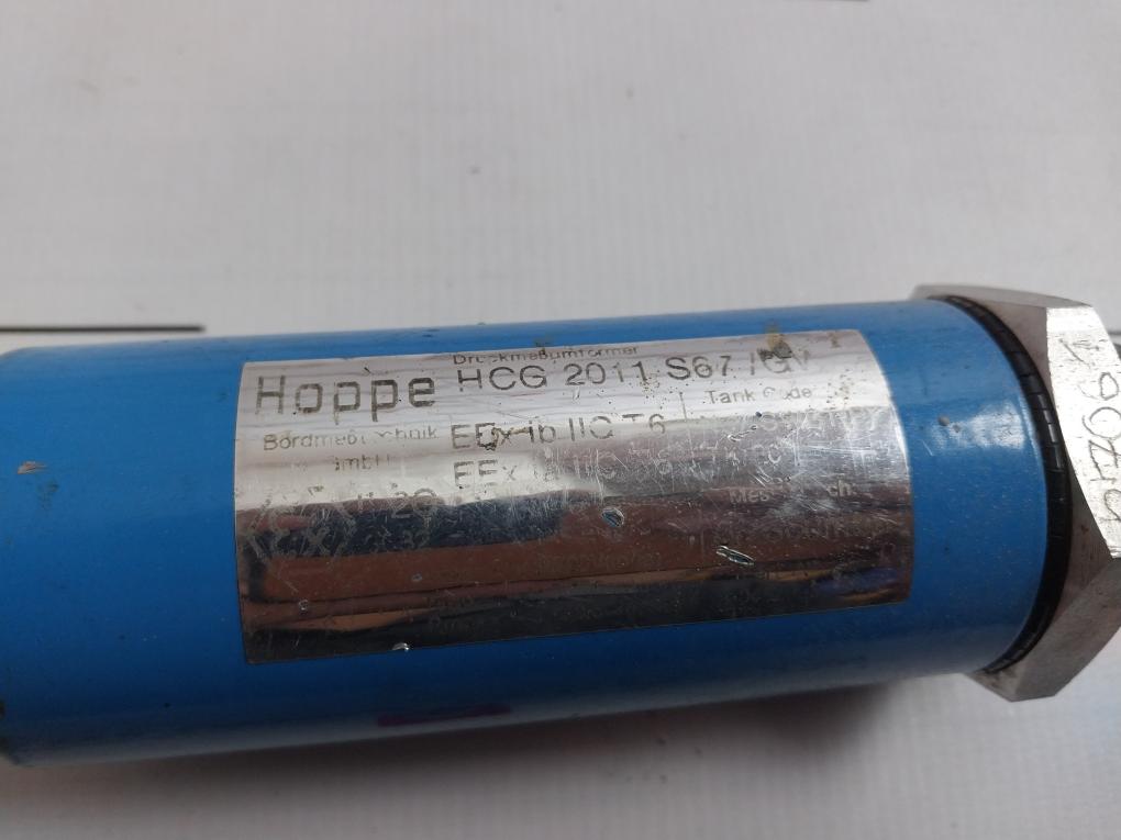Hoppe Hcg 2011 S67/Gw Pressure Transducer 4-20Ma