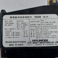 Hor 1K 15 Thermal Overload Relay Hyundai 660V/5A