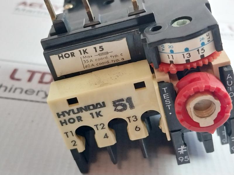 Hor 1K 15 Thermal Overload Relay Hyundai 660V/5A