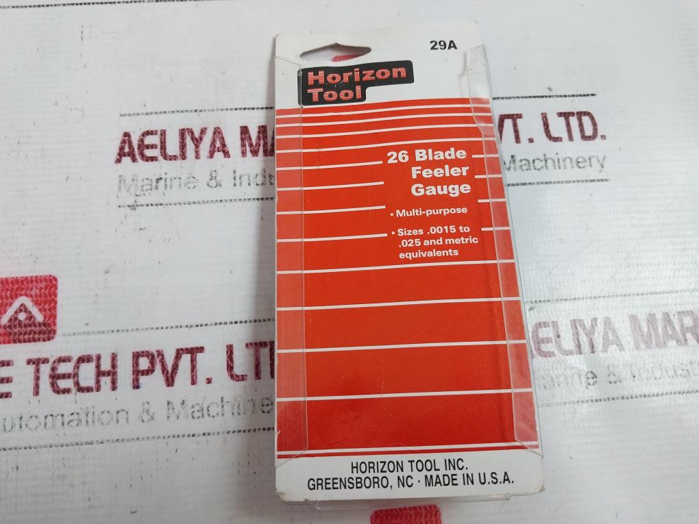 Horizon Tool 29a 26 Blade Feeler Gauge