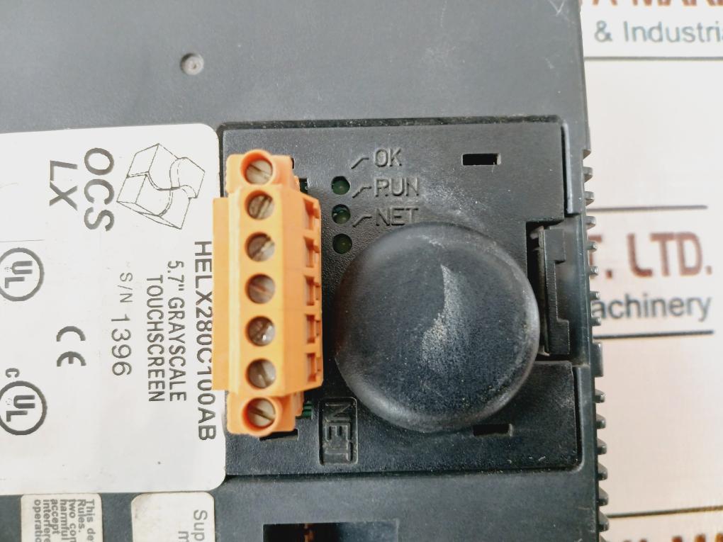 Horner Helx280C100Ab 5.7” Grayscale Touchscreen 24Vdc, 450Ma