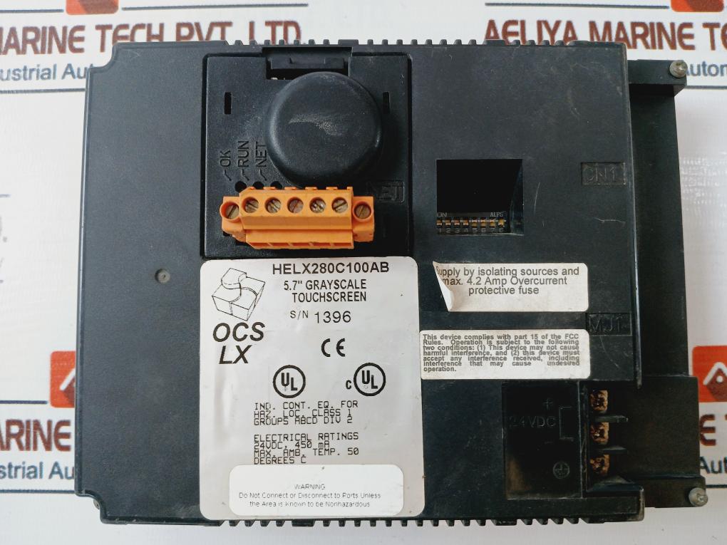 Horner Helx280C100Ab 5.7” Grayscale Touchscreen 24Vdc, 450Ma