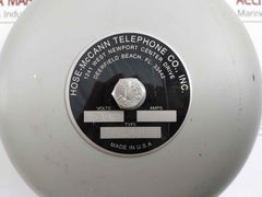 Hose-mccann 96Ua6S Signal Industrial Signaling Bell 115 Vac