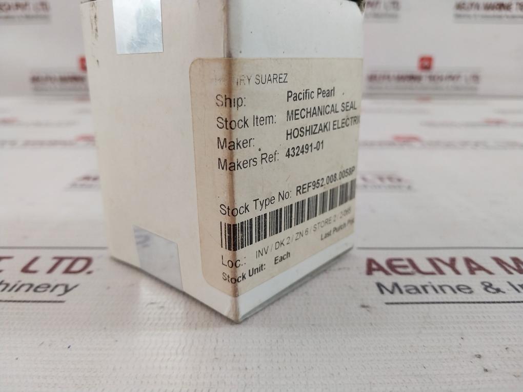 Hoshizaki 432491-01 Mechanical Seal Hk9A-ms (22)