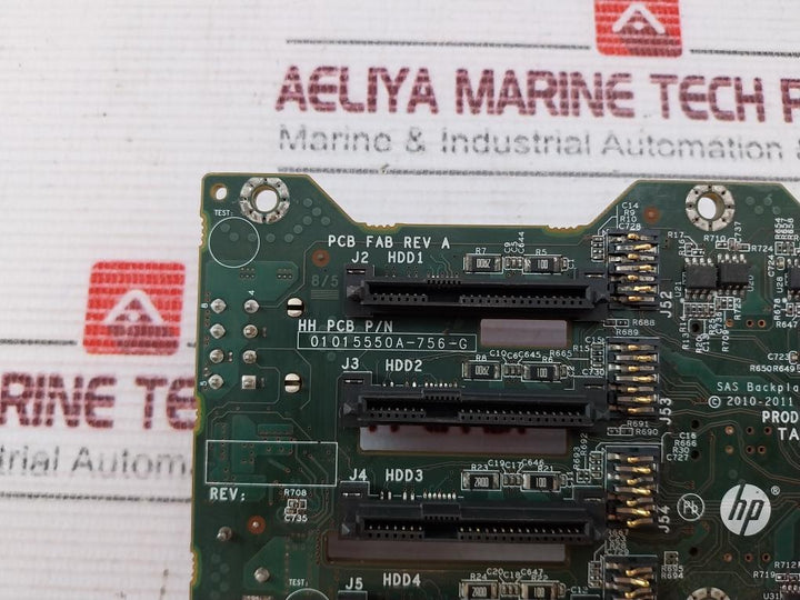 Hp 01015550A-756-g Sas Backplane Board