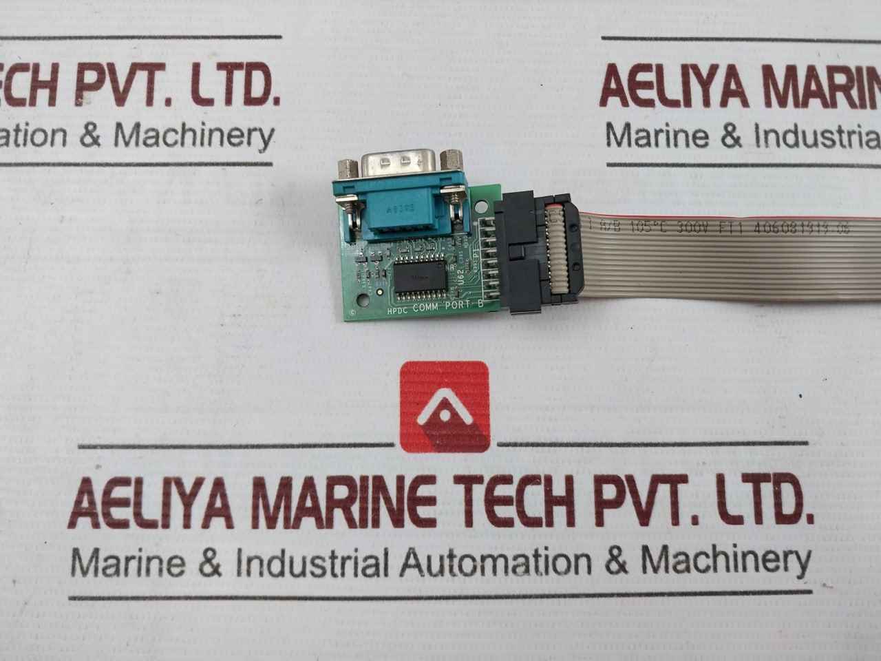 Hp 012713-001Std Bracket Serial Port W/ Ribbon Cable Assy Rev A,0A 105˚C 300V