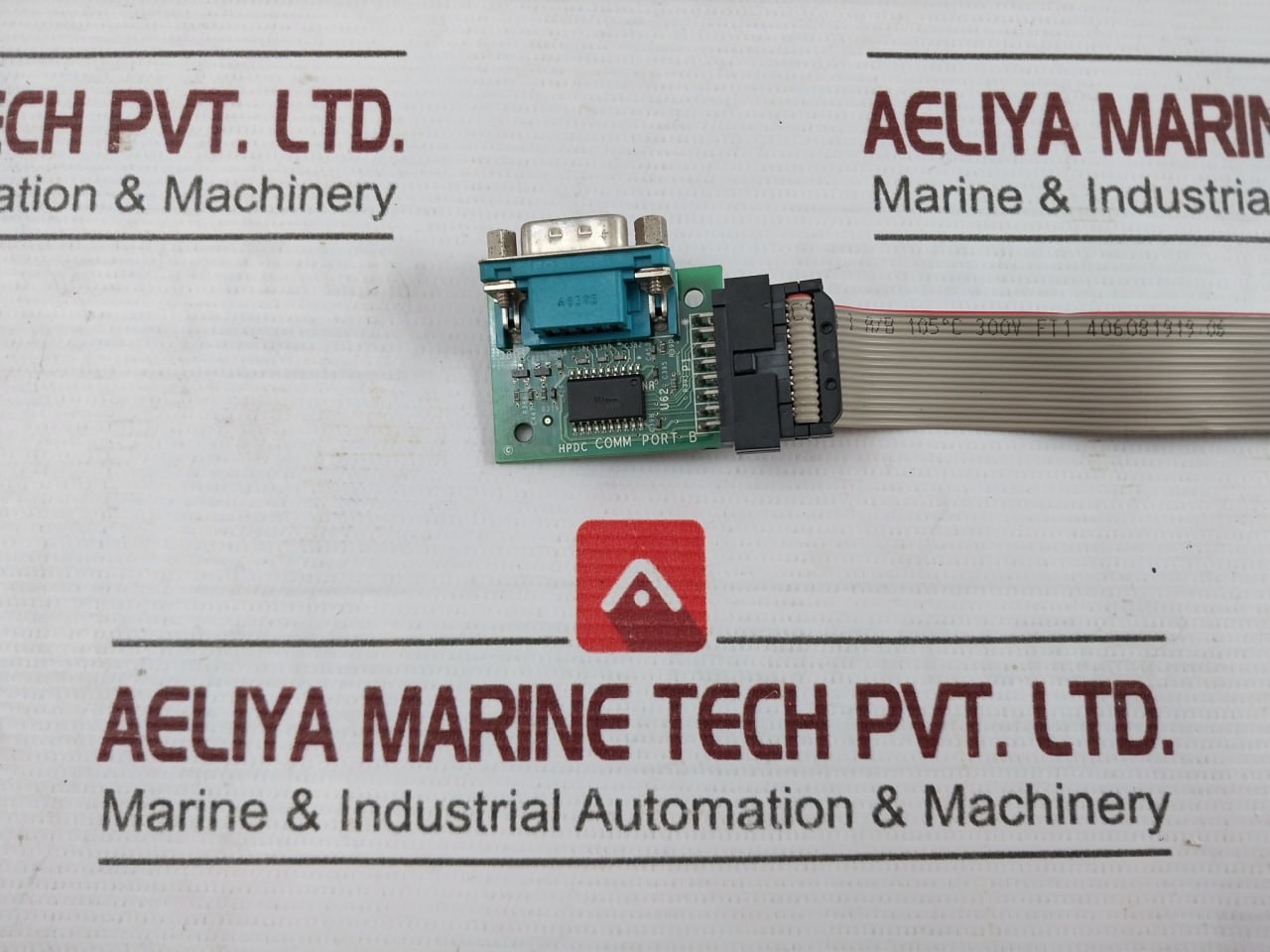 Hp 012713-001Std Bracket Serial Port W/ Ribbon Cable Assy Rev A,0A 105˚C 300V