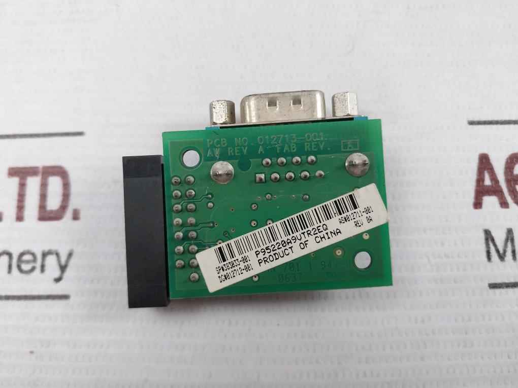 Hp 012713-001Std Bracket Serial Port W/ Ribbon Cable Assy Rev A,0A 105˚C 300V