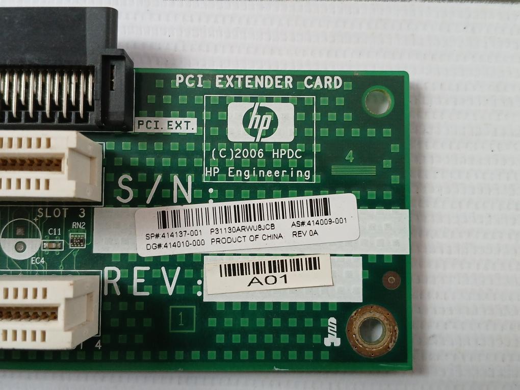 Hp 414137-001 Pci Extender Card Rev 0A 94V-0