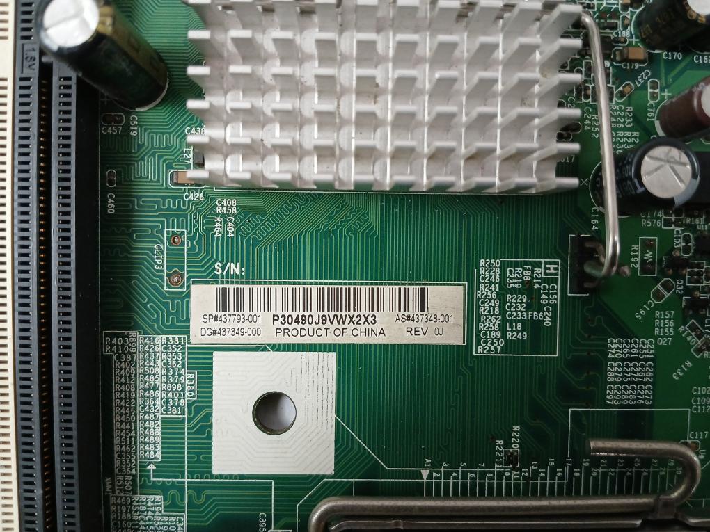 Hp 437348-001 Ram Motherboard Dg# 437349-000 Rev 0J 94V-0