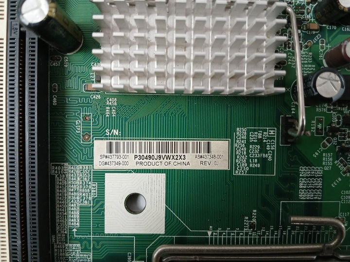 Hp 437348-001 Ram Motherboard Dg# 437349-000 Rev 0J 94V-0