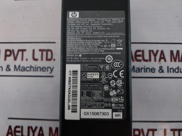Hp 608428-001 Dc Power Supply Series Ppp012L-e