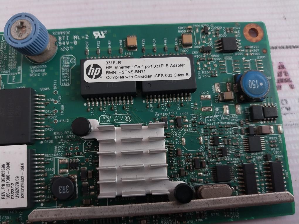 Hp 634025-001 4 Port Ethernet Adapter Rev 0A