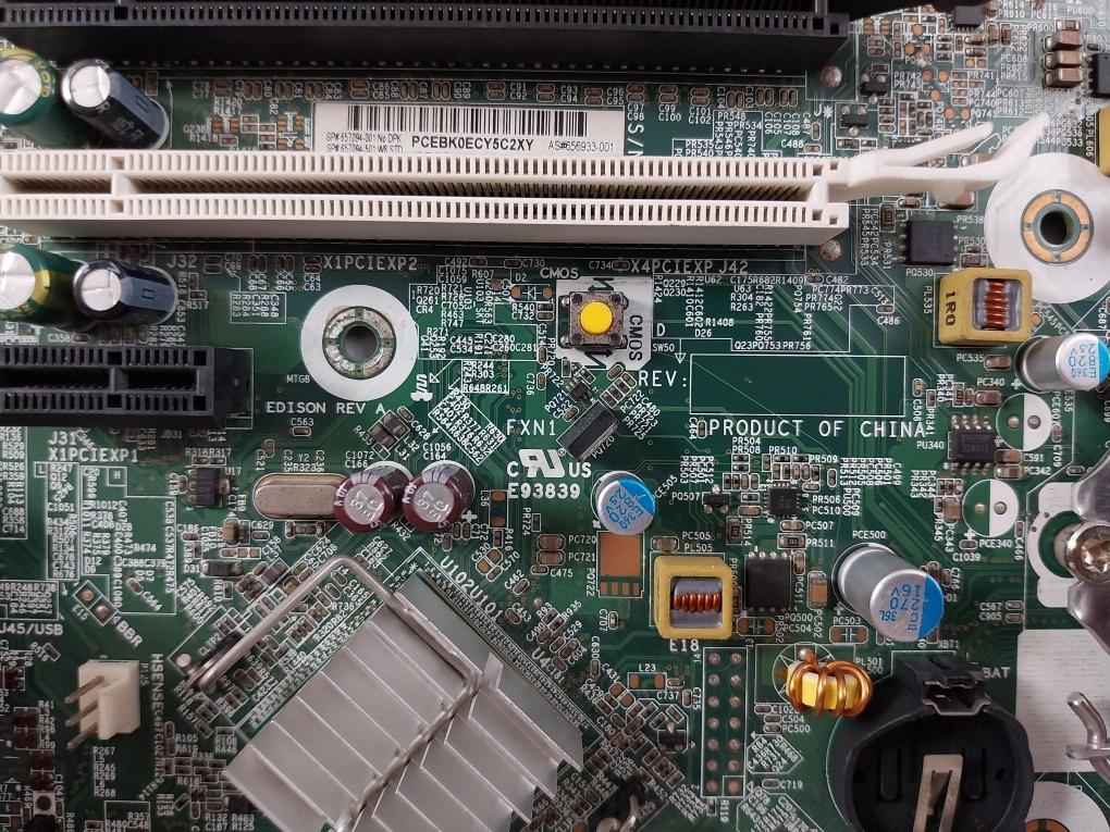 Hp 656933-001 Desktop Motherboard Rev- A Lga1155 129005745A