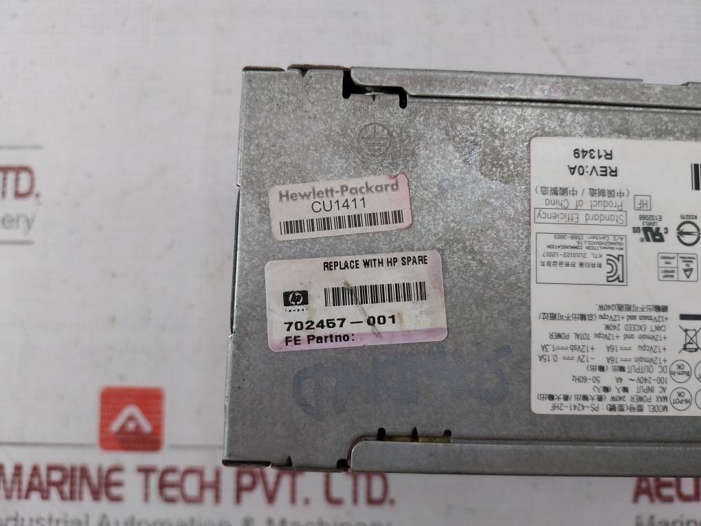 Hp 702309-001 Switching Power Supply Ps-4241-2Hf 240W Std Ent13 E132068