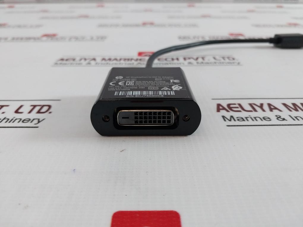 Hp 752660-001 Display Port To Dvi Sl Adapter Rev C 753744-001 Ks10058
