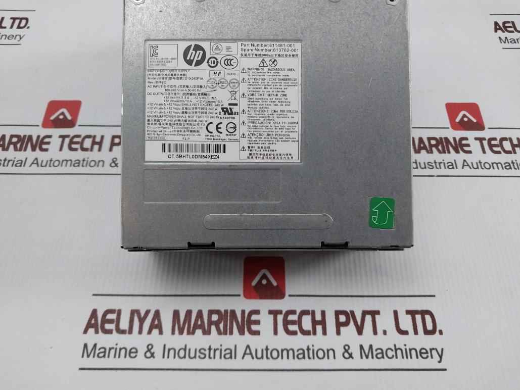 Hp D10-240P1A Switching Power Supply Model 50-60Hz Rev C