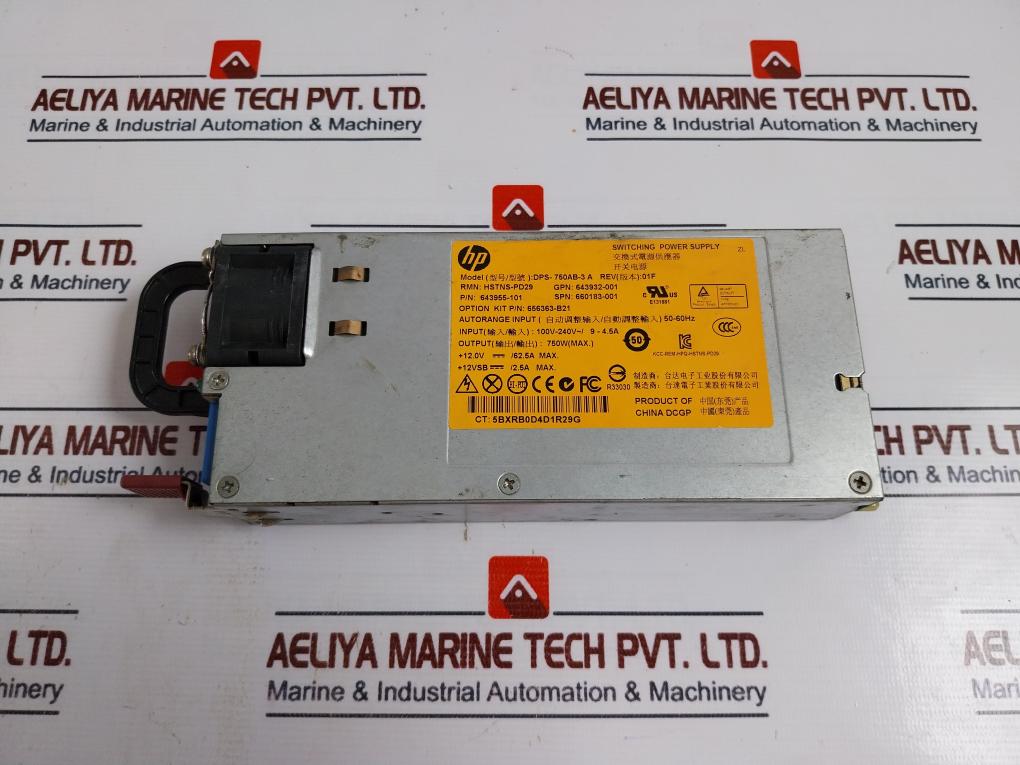 Hp Dps-750Ab-3 A Switching Power Supply Unit 643955-101 100V-240V~/9-4.5A