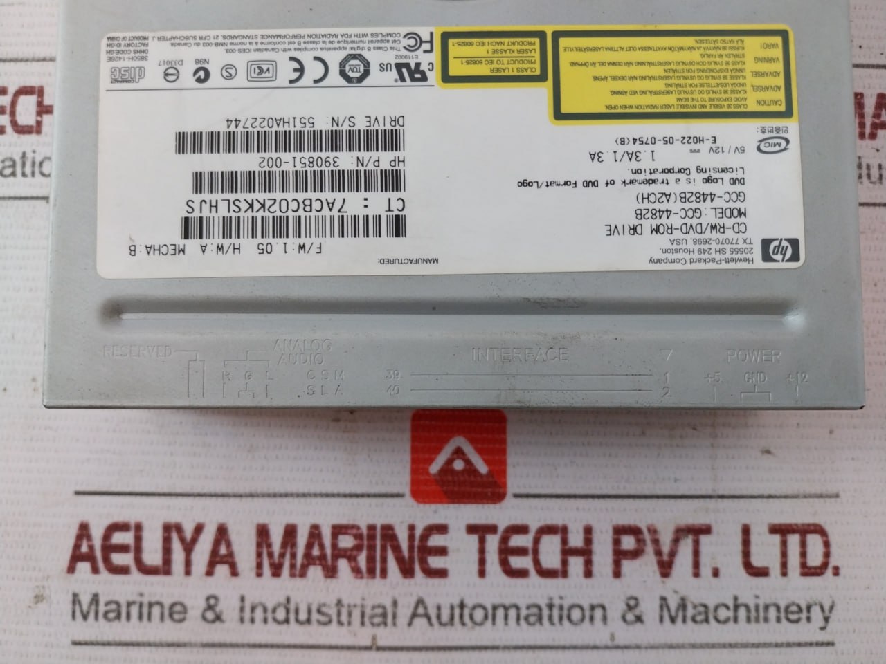 Hp Gcc-4482B Cd-rw/Dvd-rom Drive E119002 3850H-1426E