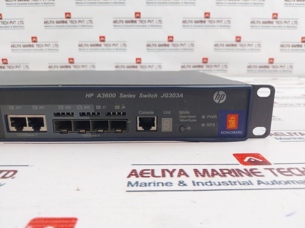 Hp Jg303A, A3600-24-sfp V2 Ethernet Switch 50/60Hz