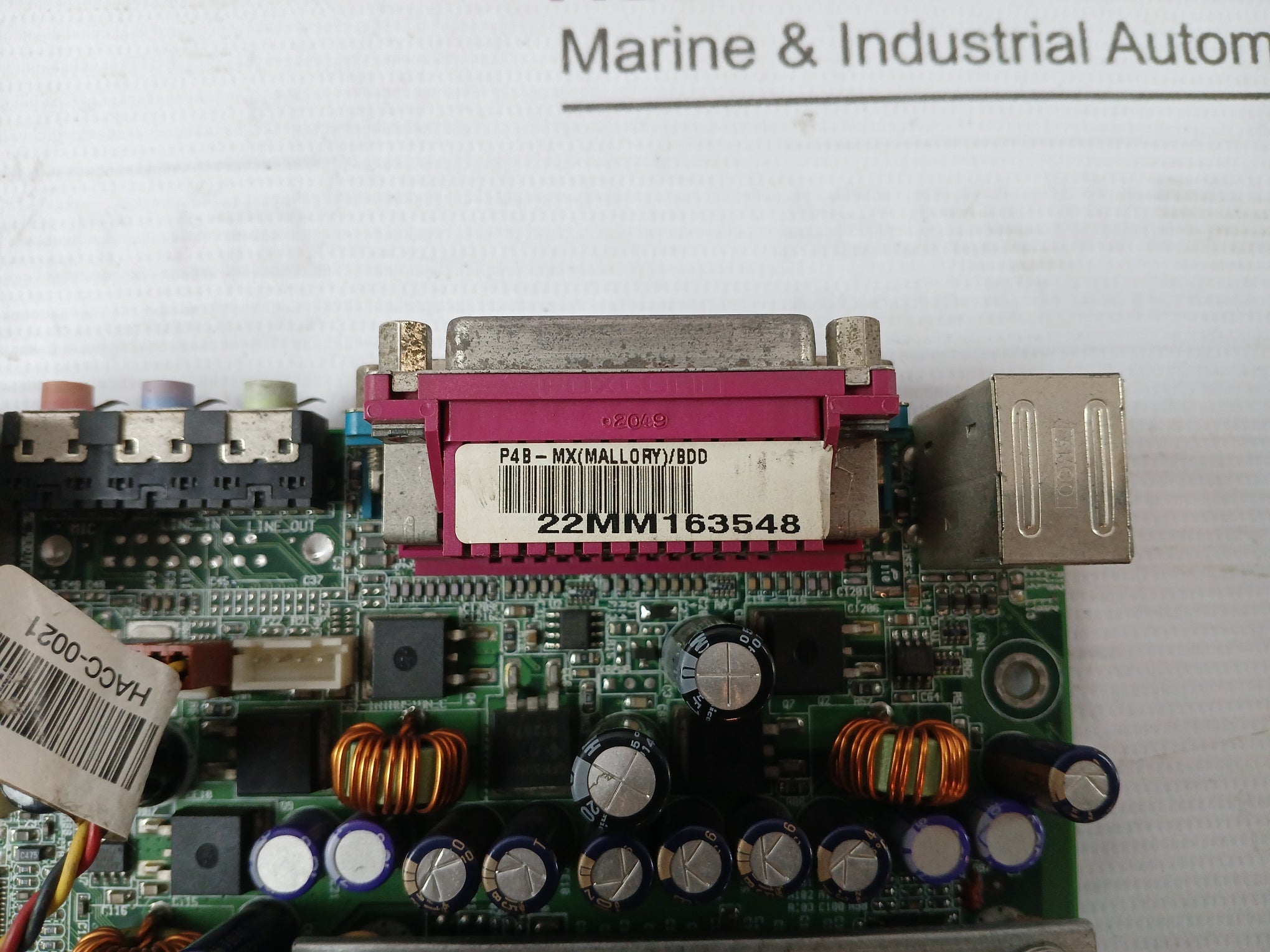 Hp P5750-60001 Motherboard 12V Dc 22Mm163548
