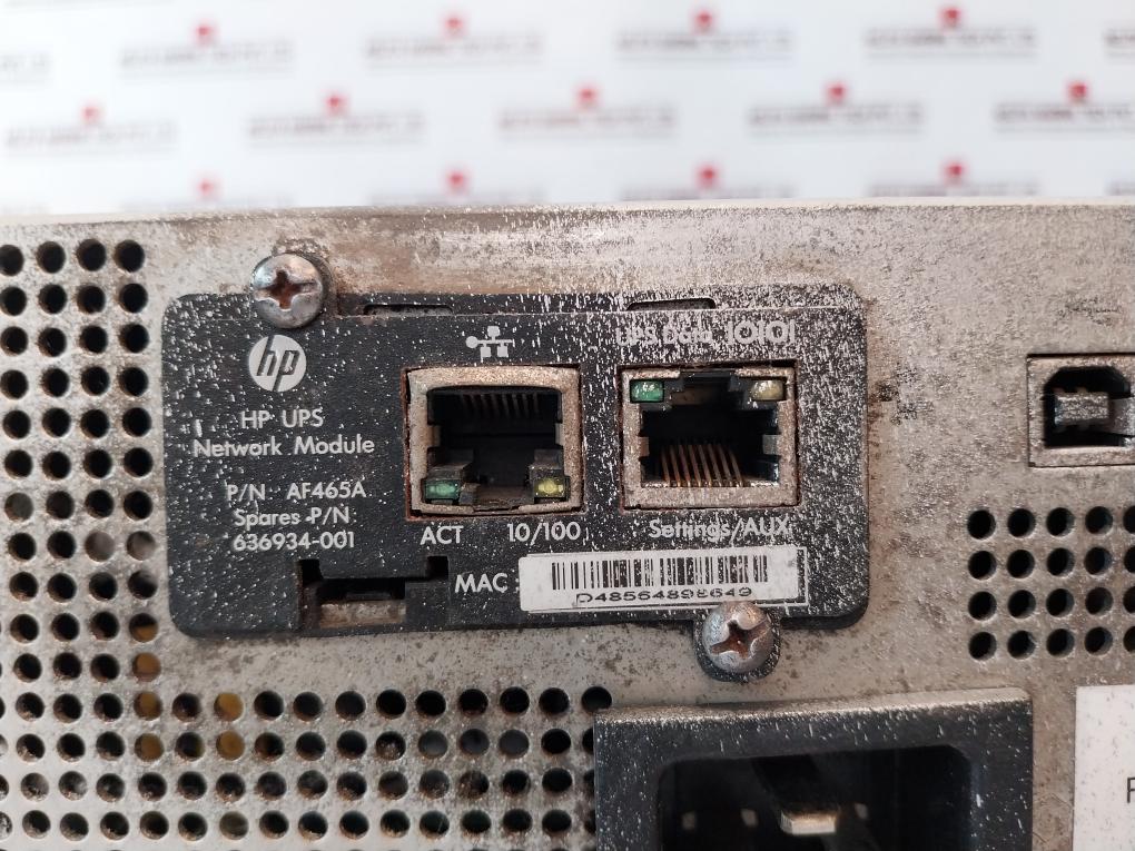 HP R/T3000I Uninterruptible Power System Network Module 120V 30A 50/60Hz