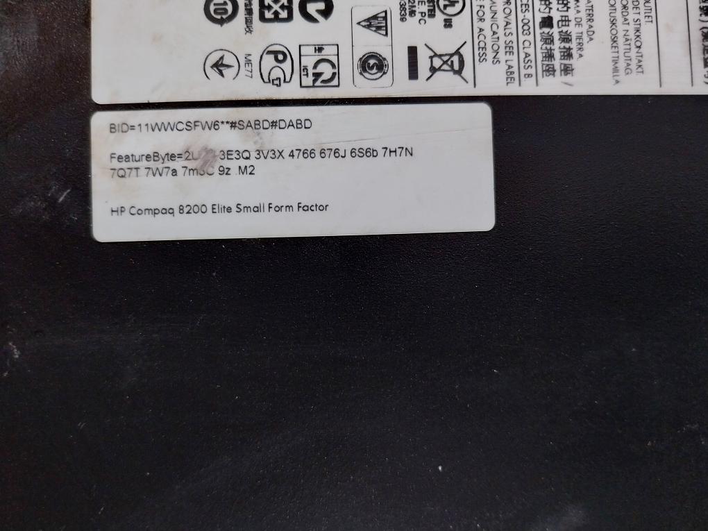 Hp Tpc-f007-sf Operation Station Cpu Compaq 8200