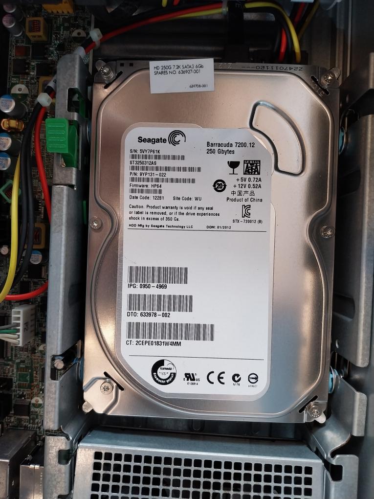 Hp Tpc-f007-sf Operation Station Cpu Compaq 8200