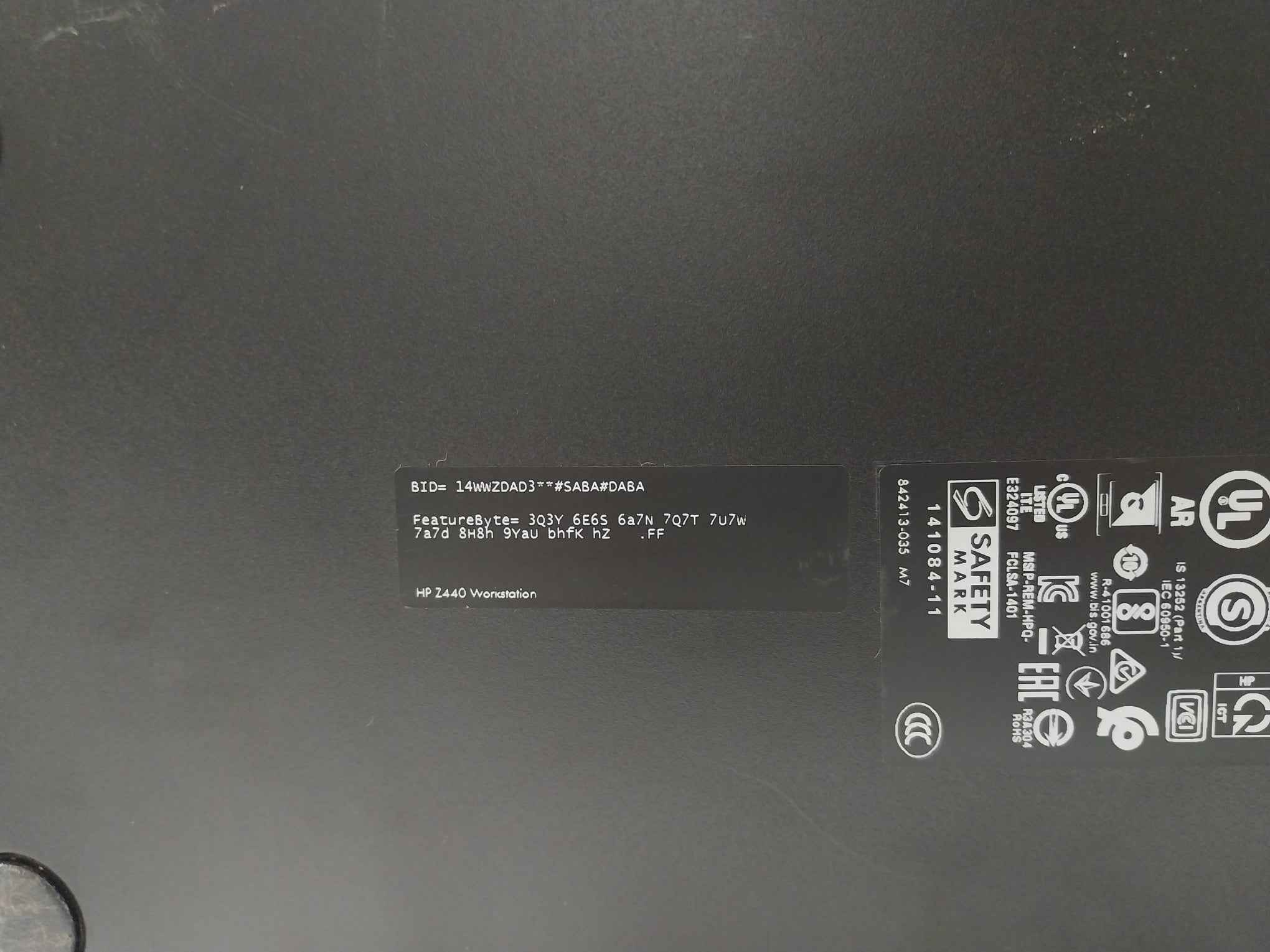 Hp Z440 Workstation 100-240V/9.5A 50-60Hz 700W 8Gb 1Rx8 Pc4-2666V-rd1-11