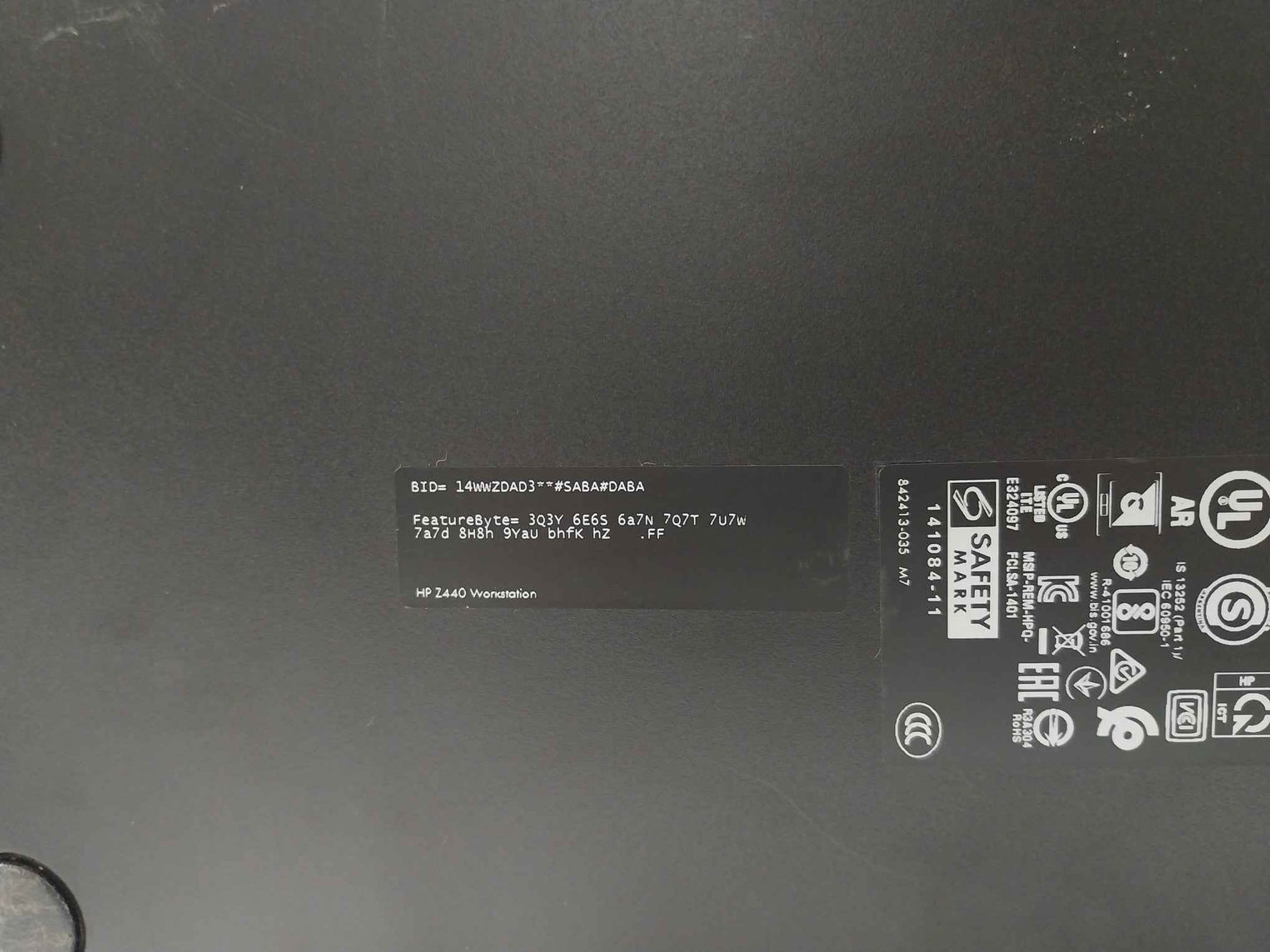 Hp Z440 Workstation 100-240V/9.5A 50-60Hz 700W 8Gb 1Rx8 Pc4-2666V-rd1-11