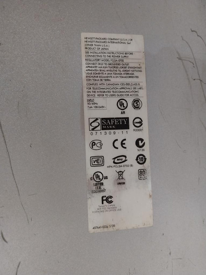 Hp Xw4600 Workstation Switching Power Supply