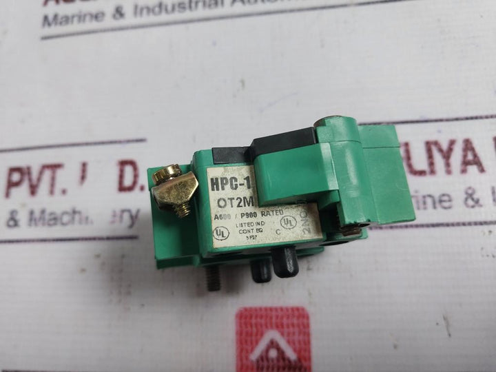 Hpc Ot2m Closed Contact Block A600 / P900 Rated