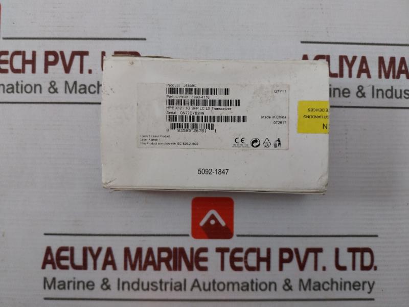 Hpe J4859C Transceiver Module 072817 5092-1847 Sh-4859 Ss