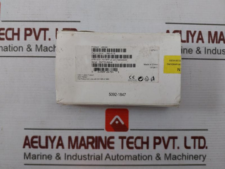 Hpe J4859C Transceiver Module 072817 5092-1847 Sh-4859 Ss
