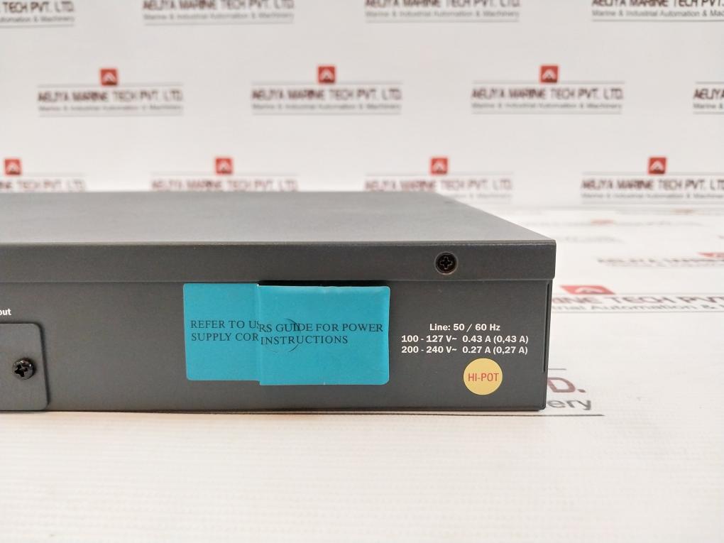 Hpe J9623A Router Switch 100-127V-0.43A 12V 27A Aii Rj 45 Rsvlc-1004