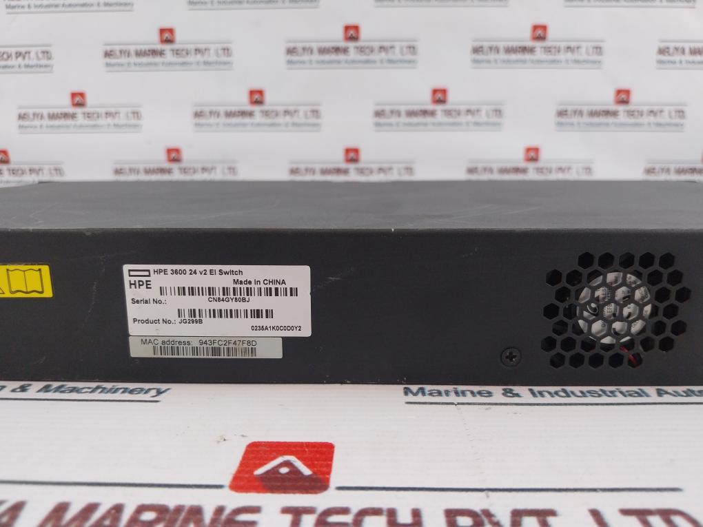 Hpe Jg299B Flexnetwork 3600 Ethernet Switch 50/60Hz