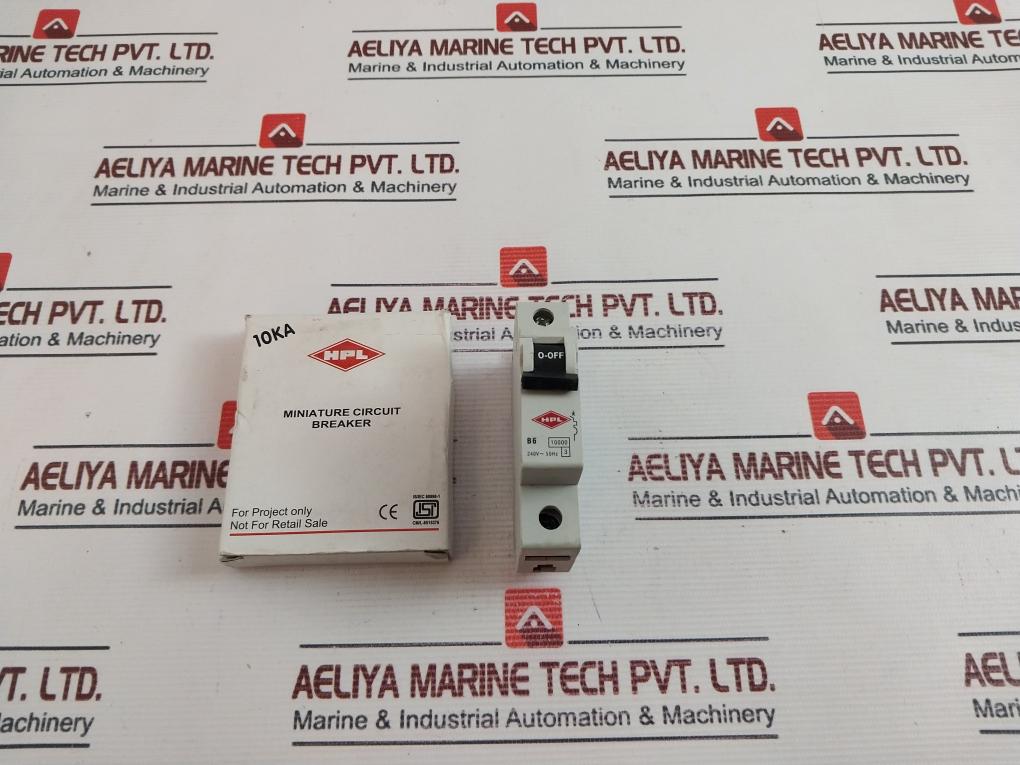 Hpl Electric & Power B 6 Miniature Circuit Breaker 1P