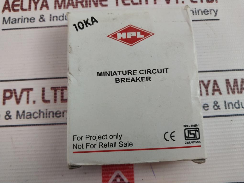 Hpl Electric & Power B 6 Miniature Circuit Breaker 1P