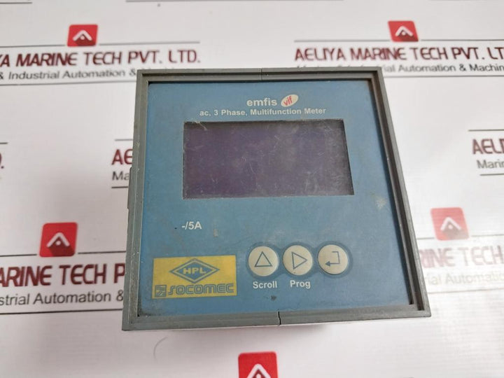 Hpl Socomec Ct 2Mfa Electronic Kwh Meter 3 Phase 120-275V-50Hz