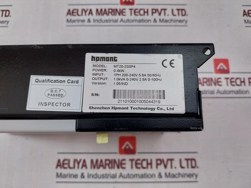 Hpmont Mt20-2S0P4 Mont20 Elevator Door Controller 0.4 Kw Ver 1.05/Ind