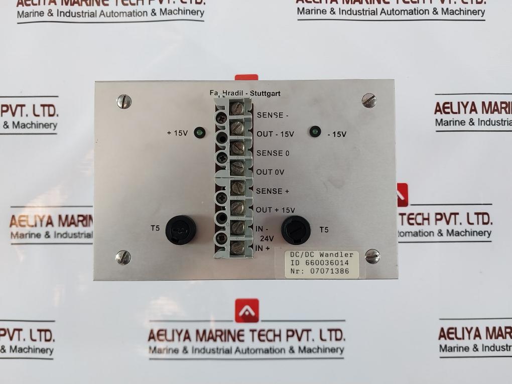 Hradil 660036014 Power Supply Box Dc/Dc Wandler 07071386