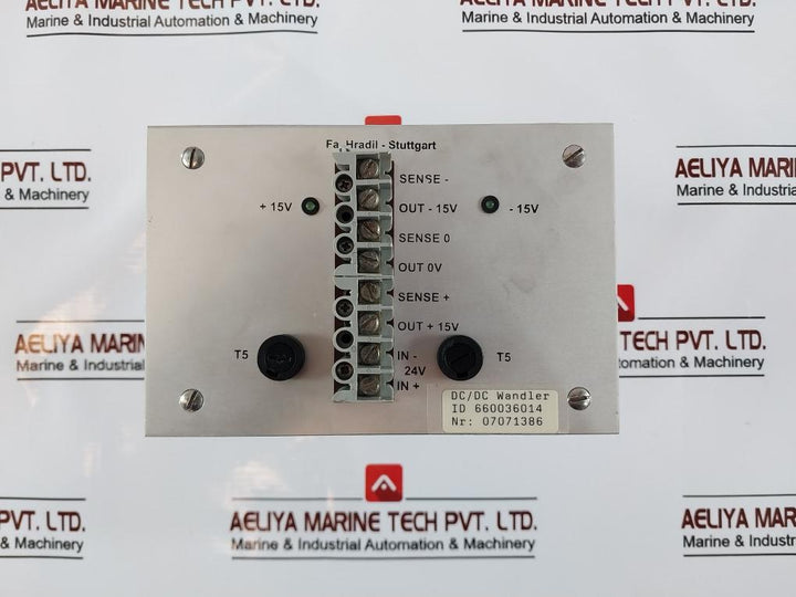Hradil 660036014 Power Supply Box Dc/Dc Wandler 07071386
