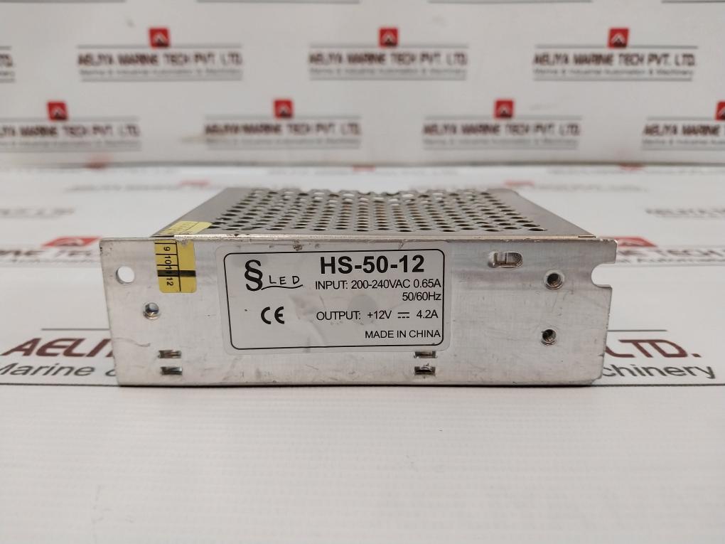 Hs-50-12 200-240Vac Single Output Switching Power Supply 50/60Hz