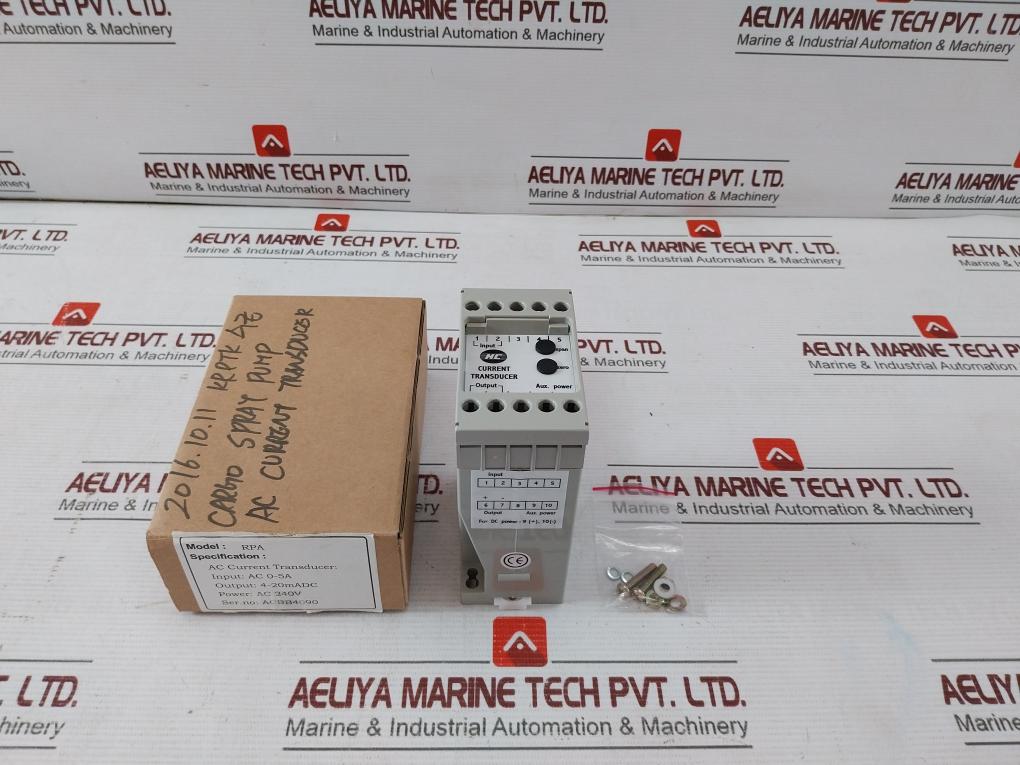 Hsiang Cheng Rpa Ac Current Transducer Ac0-5A 4-20Ma Dc Ac240V Ba162010
