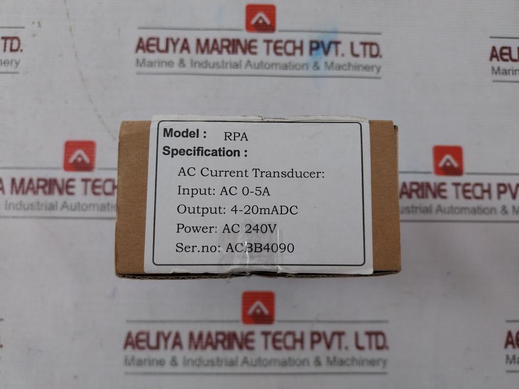 Hsiang Cheng Rpa Ac Current Transducer Ac0-5A 4-20Ma Dc Ac240V Ba162010