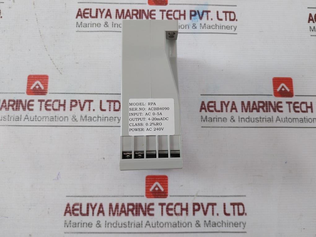 Hsiang Cheng Rpa Ac Current Transducer Ac0-5A 4-20Ma Dc Ac240V Ba162010