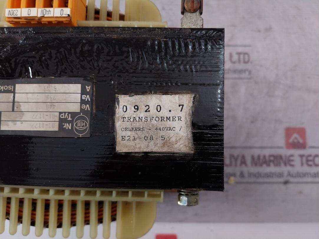 Htb 01-1177 Transformer 440Vac/230Vac/1.25Kva/60Hz E21-08-5